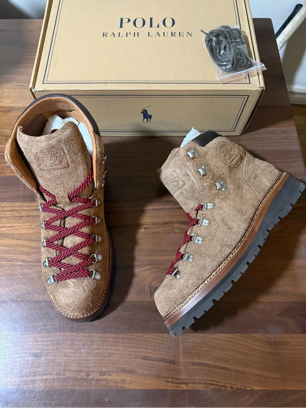 Polo Ralph Lauren Alpine Suede Trail Boot Men’s Size 11 Boots in ‘Desert Polo”